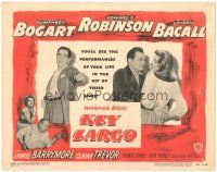 5j150 KEY LARGO TC '48 Humphrey Bogart, Lauren Bacall, Edward G. Robinson, John Huston film noir!