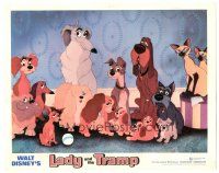 5j605 LADY & THE TRAMP LC R72 Walt Disney romantic canine dog classic cartoon!