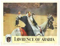 5j619 LAWRENCE OF ARABIA LC '62 David Lean classic, Alec Guinness on horseback w/ non-light saber!