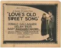 5j166 LOVE'S OLD SWEET SONG TC '23 Donald Gallagher with pretty blonde Helen Weir!