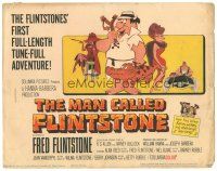 5j169 MAN CALLED FLINTSTONE TC '66 Hanna-Barbera, Fred, Barney, cartoon spy spoof!
