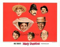 5j658 MARY POPPINS LC R73 headshots of Julie Andrews, Dick Van Dyke & top cast, Disney classic!
