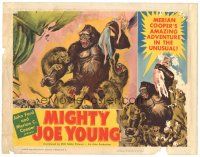 5j666 MIGHTY JOE YOUNG LC #2 '49 1st Ray Harryhausen, Widhoff art of ape saving girl from lions!