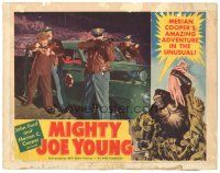 5j667 MIGHTY JOE YOUNG LC #3 '49 first Ray Harryhausen, cop grabs Robert Armstrong as others aim!