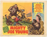 5j669 MIGHTY JOE YOUNG LC #6 '49 first Ray Harryhausen, Widhoff art of ape vs cowboys!