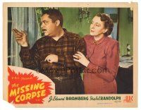 5j674 MISSING CORPSE LC '45 J. Edward Bromberg & Isabel Randolph looking out of a window!
