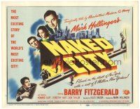 5j193 NAKED CITY TC '47 Jules Dassin & Mark Hellinger's New York film noir classic!