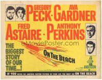 5j202 ON THE BEACH TC '59 Gregory Peck, Ava Gardner, Fred Astaire, directed by Stanley Kramer!
