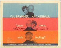 5j203 ONCE MORE WITH FEELING TC '60 romantic close ups of Yul Brynner & Kay Kendall!