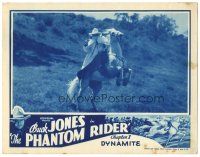 5j738 PHANTOM RIDER chapter 1 LC '36 cowboy Buck Jones w/gun on rearing horse, Universal serial!