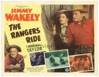 5j224 RANGERS RIDE TC '48 cowboy Jimmy Wakely, Dub Cannonball Taylor, cowgirl Virginia Belmont!