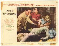 5j768 REAR WINDOW LC #8 '54 Hitchcock, Corey, Ritter & Grace Kelly comfort fallen James Stewart!
