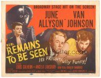 5j226 REMAINS TO BE SEEN TC '53 Van Johnson, June Allyson, young Angela Lansbury!
