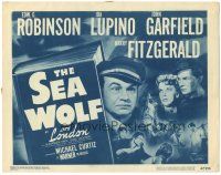 5j241 SEA WOLF TC R47 Edward G. Robinson, Ida Lupino, John Garfield, from Jack London novel!