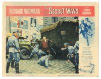 5j816 SECRET WAYS LC #5 '61 Alistair MacLean, filmed in the danger zones of Europe!