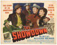 5j247 SHOWDOWN TC '50 cowboy Wild Bill Elliott, Walter Brennan & Marie Windsor!