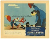 5j852 SONG OF THE SOUTH LC #7 R56 Walt Disney, Br'er Fox, Br'er Rabbit & Br'er Bear!