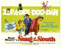 5j257 SONG OF THE SOUTH TC R72 Disney cartoon, Uncle Remus, Br'er Rabbit & Br'er Bear!