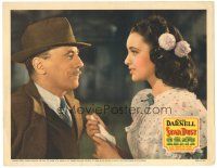 5j869 STAR DUST LC '40 close up of pretty 17 year-old actress Linda Darnell & Roland Young!