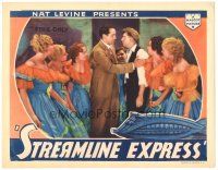 5j877 STREAMLINE EXPRESS LC '35 Victor Jory between six pretty showgirls in great costumes!