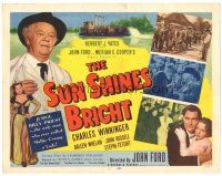 5j266 SUN SHINES BRIGHT TC '53 Charles Winninger in adaptation of Irvin Cobb stories by John Ford!