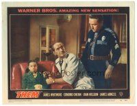 5j028 THEM LC #8 '54 cop James Whitmore watches doctor examine young girl, classic sci-fi!