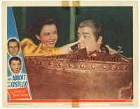 5j918 TIME OF THEIR LIVES LC #2 '46 pretty Marjorie Reynolds pokes wacky Lou Costello's nose!