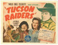 5j293 TUCSON RAIDERS TC '44 Wild Bill Elliott as Red Ryder, Gabby Hayes, Little Beaver Bobby Blake