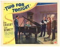 5j942 TWO FOR TONIGHT LC '35 Bing Crosby & Mary Boland singing by grand piano!