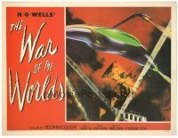 5j959 WAR OF THE WORLDS Fantasy #9 LC '90s incredible image of space ship attacking city!