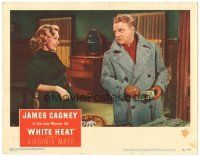 5j978 WHITE HEAT LC #3 '49 sexy Virginia Mayo loves James Cagney when he's got lots of dough!