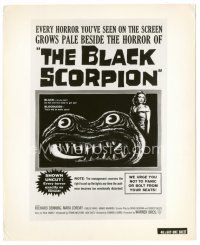 5k202 BLACK SCORPION 8.25x10 still '57 wacky creature that looks more laughable than horrible!