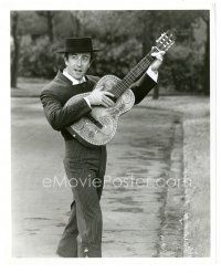 5k204 BOBO 8.25x10 still '67 full-length Peter Sellers playing guitar in gaucho-like outfit!