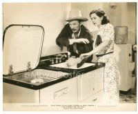 5k280 COWBOY & THE LADY 7.75x9.5 still '38 Patsy Kelly & Walter Brennan by cool dishwasher!