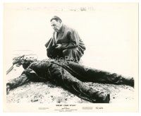 5k344 ENEMY FROM SPACE 8x10 still '57 c/u of Brian Donlevy & monster, Quatermass Xperiment sequel!