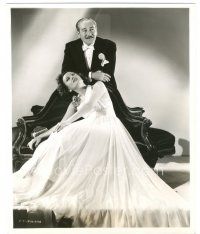 5k359 FATHER TAKES A WIFE 8.25x10 still '41 formal Gloria Swanson & Adolphe Menjou by Bachrach!