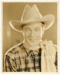 5k387 GARY COOPER deluxe 7.5x9.5 still '29 cowboy image by Eugene Robert Richee from The Virginian!