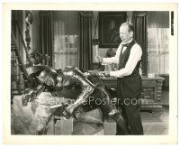 5k404 GIRL TROUBLE 8.25x10.25 still '42 Frank Craven w/hammer by Mantan Moreland in suit of armor!