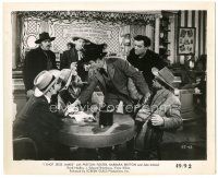 5k496 I SHOT JESSE JAMES 8.25x10 still '49 Sam Fuller, Preston Foster gets tough w/guys in saloon!