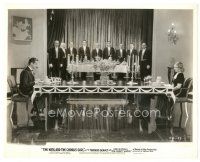 5k556 KING & THE CHORUS GIRL 8x10 still '37 Joan Blondell & Fernand Gravet sitting at long table!