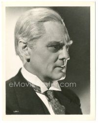 5k584 LIONEL BARRYMORE 8x10.25 still '30s great semi-profile portrait wearing suit & tie!