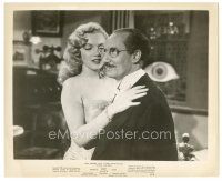5k595 LOVE HAPPY 8.25x10 still '49 close up of unbilled Marilyn Monroe with leering Groucho Marx!