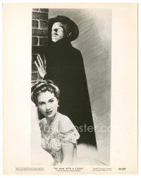 5k615 MAN WITH A CLOAK 8x10.25 still '51 cool image of Joseph Cotten & Barbara Stanwyck!
