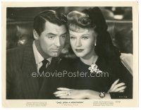 5k696 ONCE UPON A HONEYMOON 8x10.25 still '42 great close up of Ginger Rogers & Cary Grant!