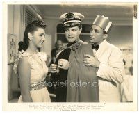 5k764 ROAD TO SINGAPORE 8.25x10 still '40 Bob Hope, Bing Crosby & sexy Claire James!