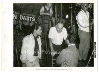 5k775 ROUSTABOUT candid 8x11 key book still '64 producer Hal Wallis on the set with Elvis Presley!