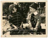 5k814 SOOKY 8x10 still '31 close up of Jackie Cooper as skippy with Robert Coogan!