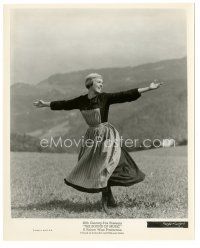 5k816 SOUND OF MUSIC 8.25x10 still '65 classic image of Julie Andrews dancing in the living hills!