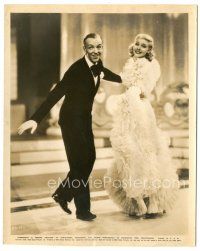 5k859 SWING TIME 8x10 still '36 wonderful full-length close up of Ginger Rogers & Fred Astaire!