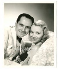 5k887 THERE GOES MY HEART 8.25x10 still '38 smiling portrait of Fredric March & Virginia Bruce!